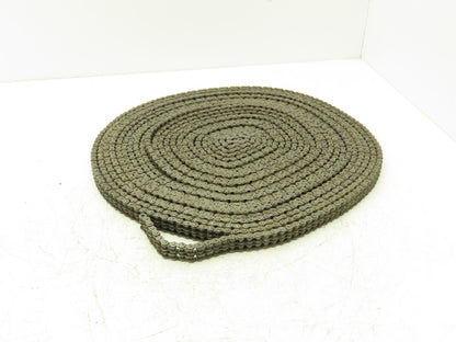 Diamond #35 Double Roller Chain Riveted 0.375" Pitch 49 Ft Length