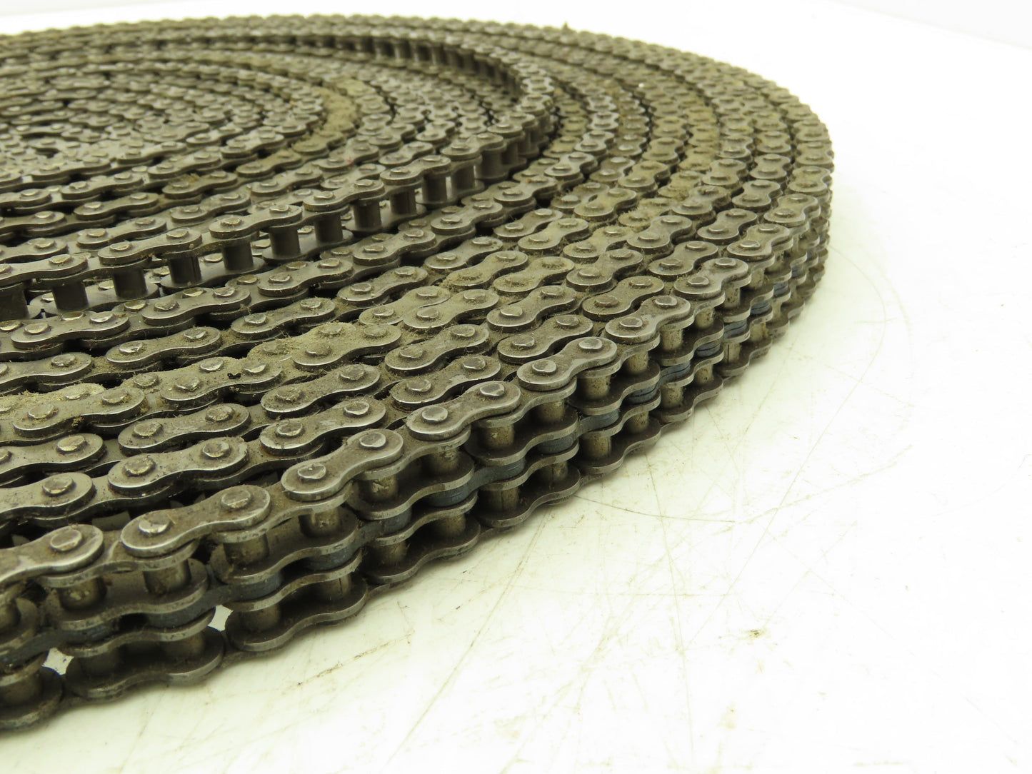 Diamond #35 Double Roller Chain Riveted 0.375" Pitch 49 Ft Length
