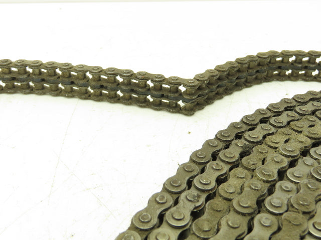 Diamond #35 Double Roller Chain Riveted 0.375" Pitch 49 Ft Length