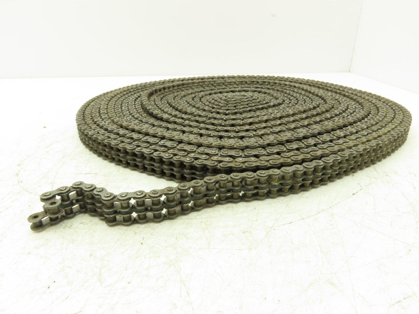 Diamond #35 Double Roller Chain Riveted 0.375" Pitch 49 Ft Length