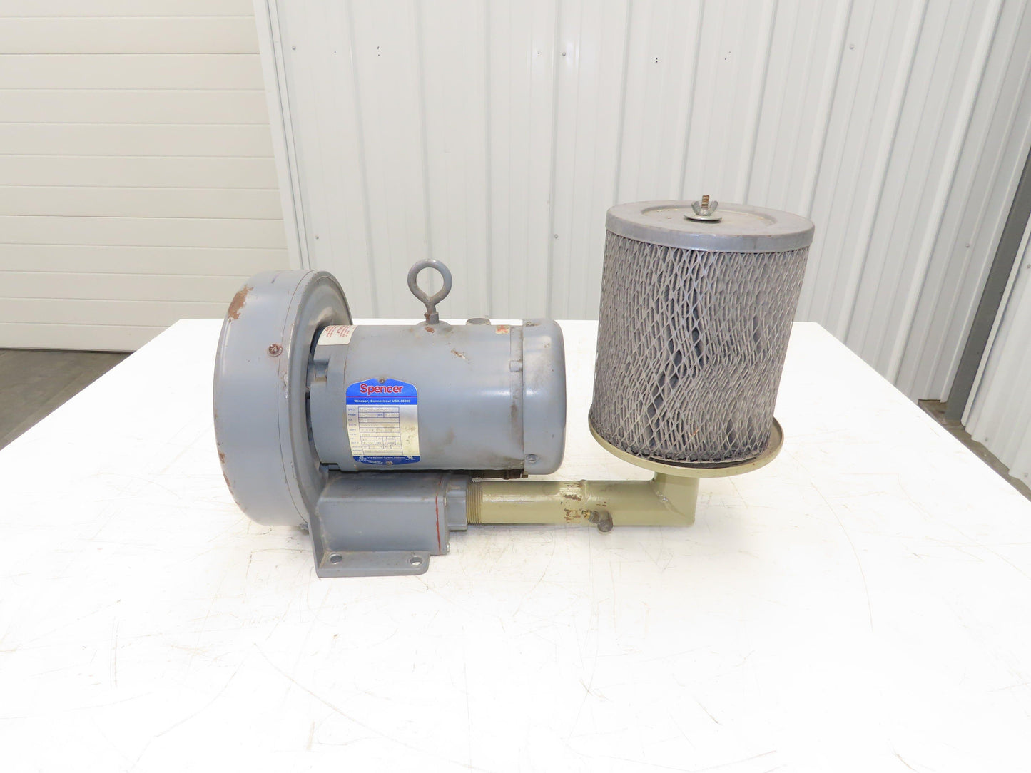 Spencer VB-003B-010 Vortex Regenerative Vacuum Blower 60CFM 1/2HP 230/460VAC 3PH