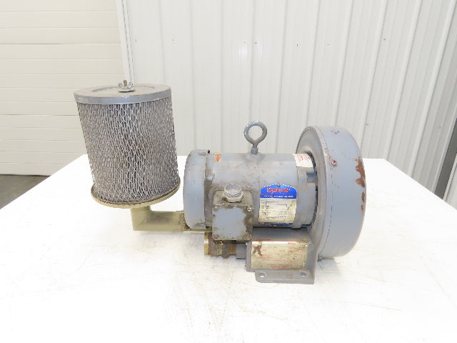 Spencer VB-003B-010 Vortex Regenerative Vacuum Blower 60CFM 1/2HP 230/460VAC 3PH
