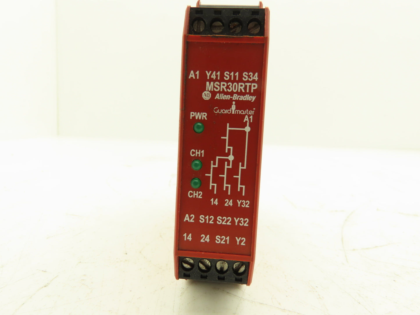 Allen Bradley MSR30RTP Safety Relay Control Unit Guard Master SER A 24VDC