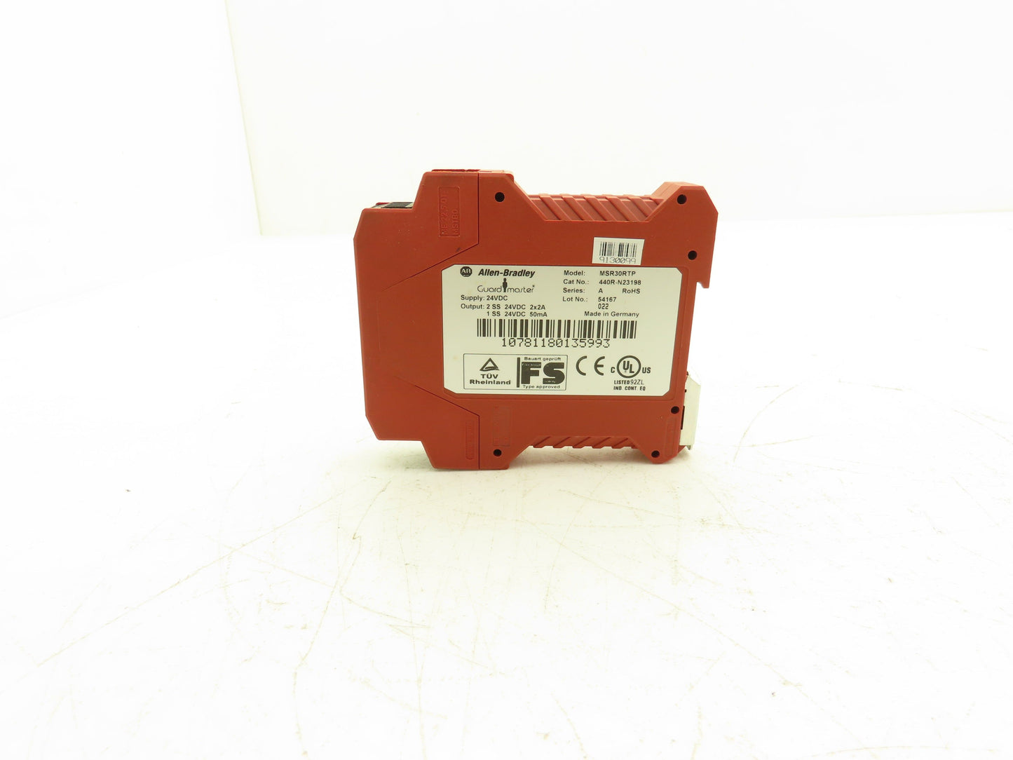 Allen Bradley MSR30RTP Safety Relay Control Unit Guard Master SER A 24VDC