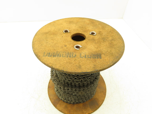 Diamond #35 Roller Chain Riveted 0.375 Pitch 42' Reel