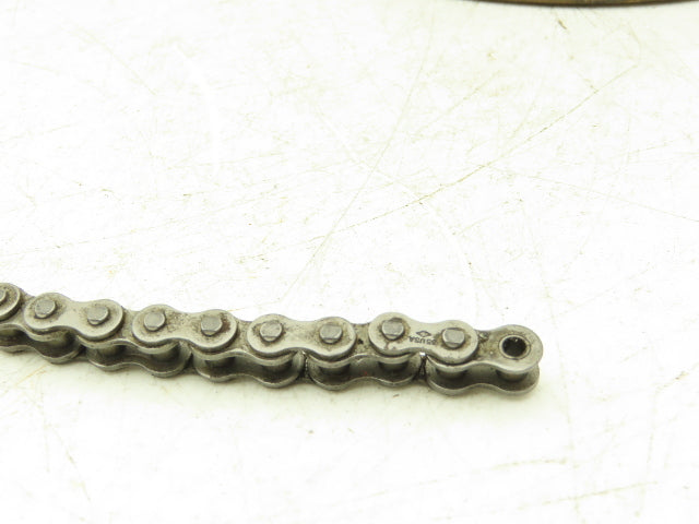 Diamond #35 Roller Chain Riveted 0.375 Pitch 42' Reel