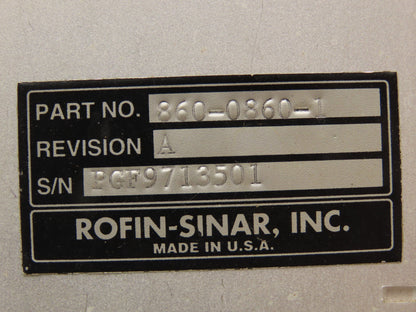Rofin Sinar 880-0500-2 Rev 8 Motherboard Assembly Back Plane Module Chassis Rack