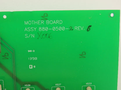 Rofin Sinar 880-0500-2 Rev 8 Motherboard Assembly Back Plane Module Chassis Rack