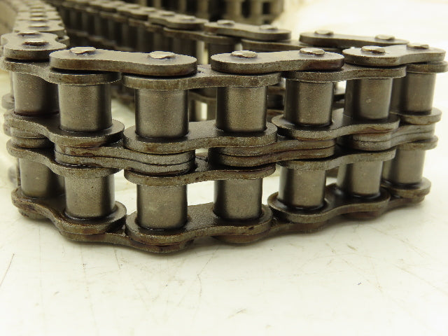 Diamond #50 Double Roller Chain Riveted 0.500 Pitch 10' Box & Master Link