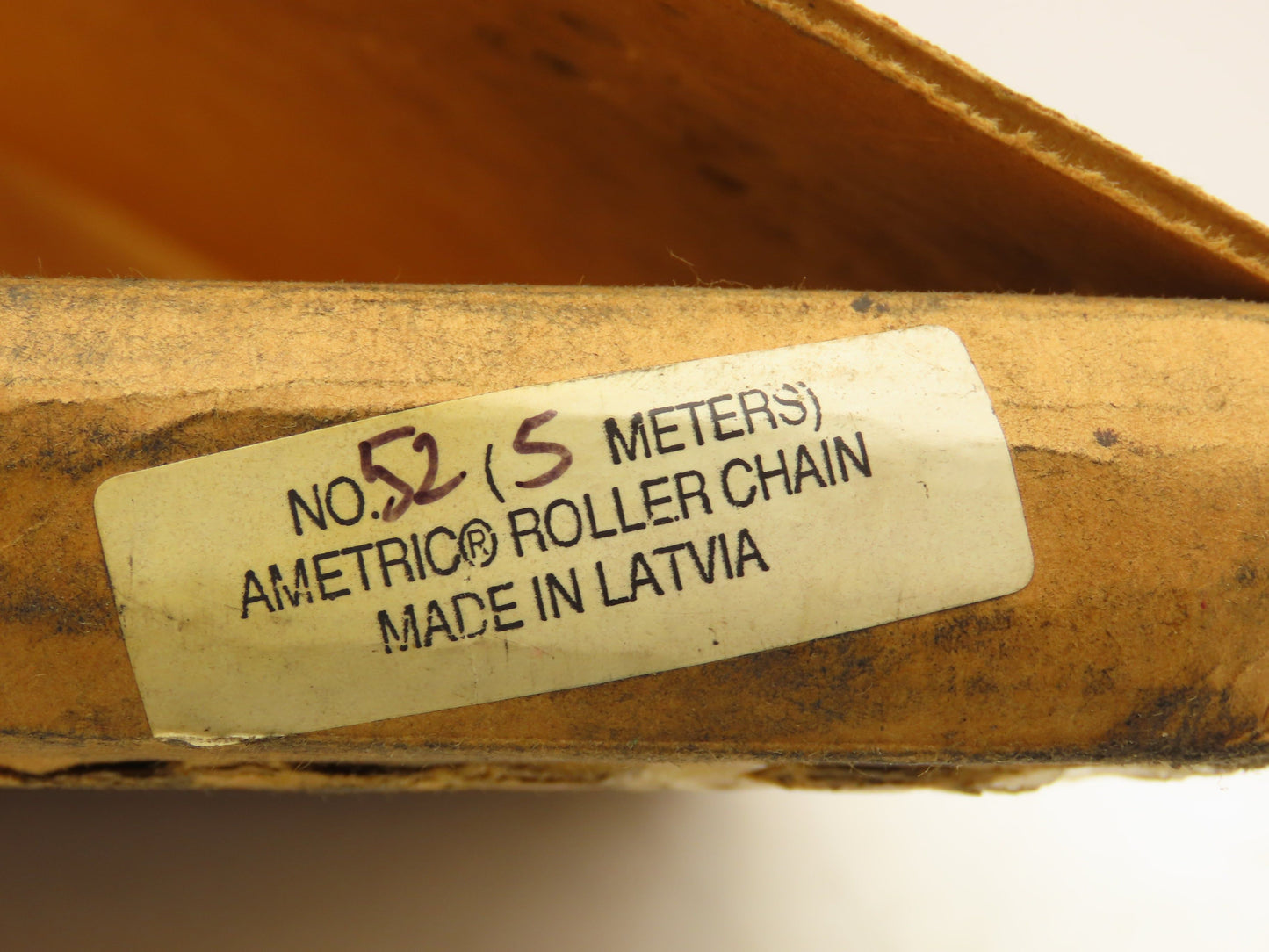 American Metrics #52 Ametric Roller Chain #52 Riveted 15.87mm Pitch 5m Length