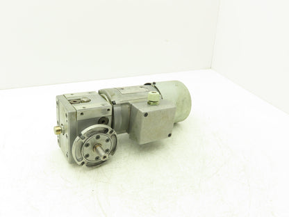 Zurrer LFVB7 67/4-1/11MG Brake Gearmotor 140-175 RPM 180W 230/400V 3PH IEC 63 LH
