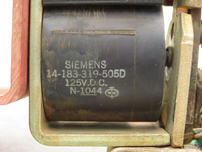 Siemens 14-193-770-566 DC Contactor 1000VDC 200A Interlock 125VDC Coil *READ