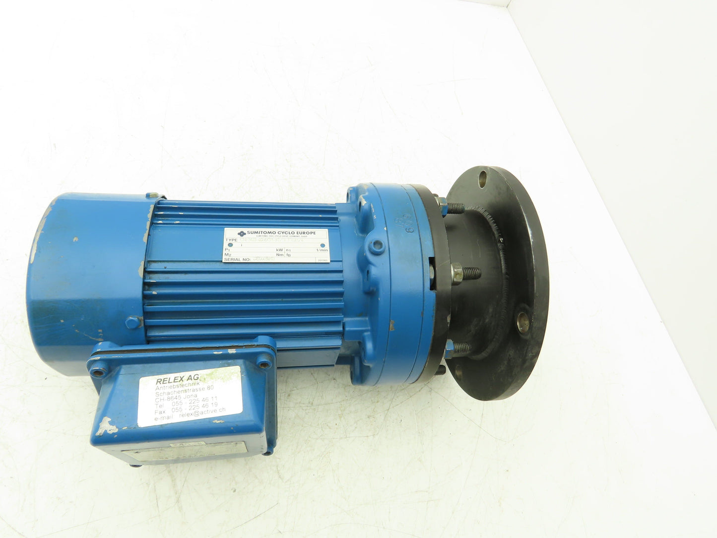 Sumitomo Cyclo CNFM03-4095GB-87/G F63M/4 Gearmotor 20rpm .25kw 220-480V 3PH 87:1
