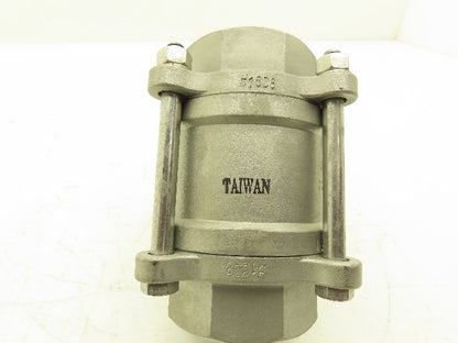 DynaQuip H160 Pneumatic Actuator 2" CF8M Stainless Ball Valve 1AWR8