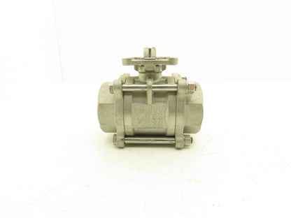 DynaQuip H160 Pneumatic Actuator 2" CF8M Stainless Ball Valve 1AWR8