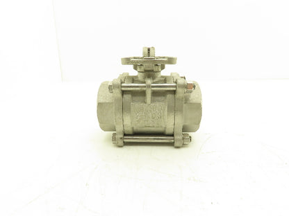 DynaQuip H160 Pneumatic Actuator 2" CF8M Stainless Ball Valve 1AWR8