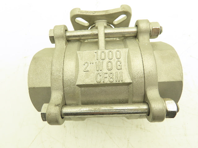 DynaQuip H160 Pneumatic Actuator 2" CF8M Stainless Ball Valve 1AWR8