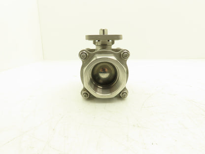 DynaQuip H160 Pneumatic Actuator 2" CF8M Stainless Ball Valve 1AWR8