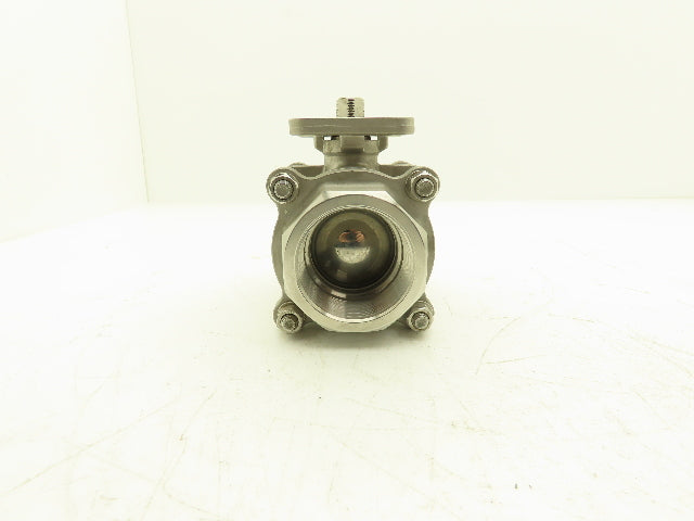 DynaQuip H160 Pneumatic Actuator 2" CF8M Stainless Ball Valve 1AWR8