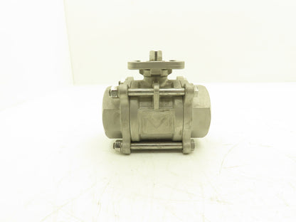 DynaQuip H160 Pneumatic Actuator 2" CF8M Stainless Ball Valve 1AWR8