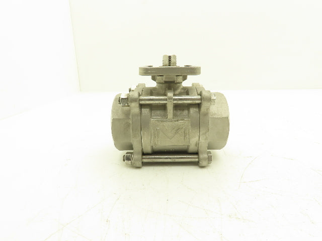 DynaQuip H160 Pneumatic Actuator 2" CF8M Stainless Ball Valve 1AWR8