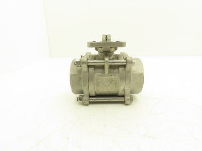DynaQuip H160 Pneumatic Actuator 2" CF8M Stainless Ball Valve 1AWR8