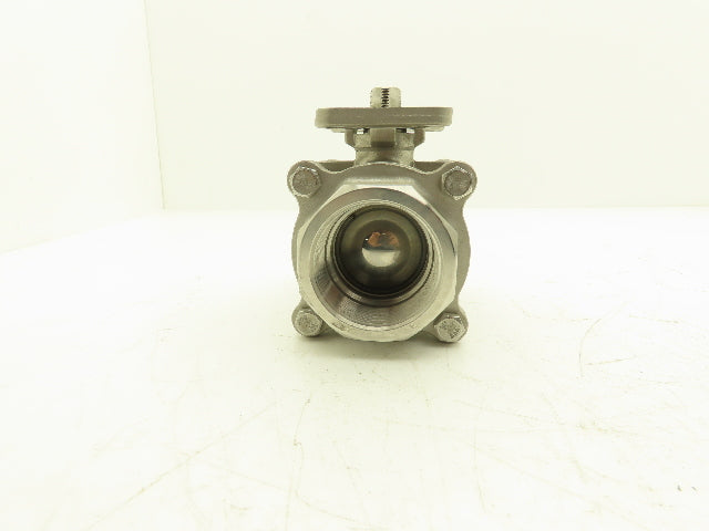 DynaQuip H160 Pneumatic Actuator 2" CF8M Stainless Ball Valve 1AWR8