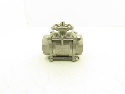 DynaQuip H160 Pneumatic Actuator 2" CF8M Stainless Ball Valve 1AWR8