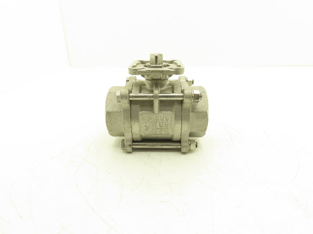 DynaQuip H160 Pneumatic Actuator 2" CF8M Stainless Ball Valve 1AWR8