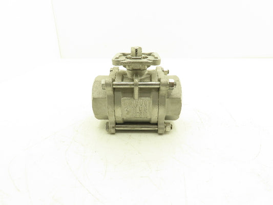 DynaQuip H160 Pneumatic Actuator 2" CF8M Stainless Ball Valve 1AWR8