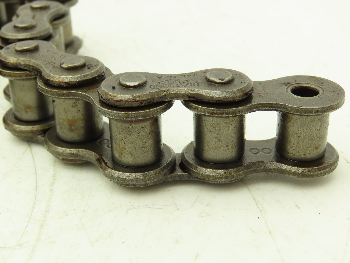 Diamond #60 Double Roller Chain Riveted 0.750 Pitch 7 Ft Length