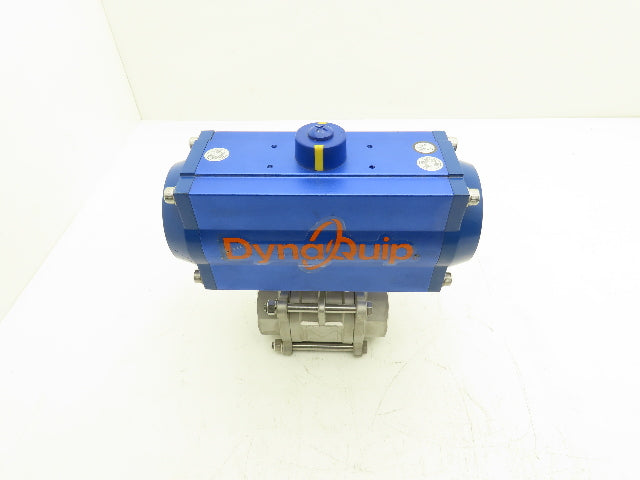 DynaQuip 315616.01 Pneumatic Actuated 2" CF8M Stainless Ball Valve