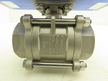 DynaQuip 315616.01 Pneumatic Actuated 2" CF8M Stainless Ball Valve