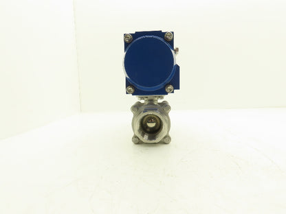 DynaQuip 315616.01 Pneumatic Actuated 2" CF8M Stainless Ball Valve