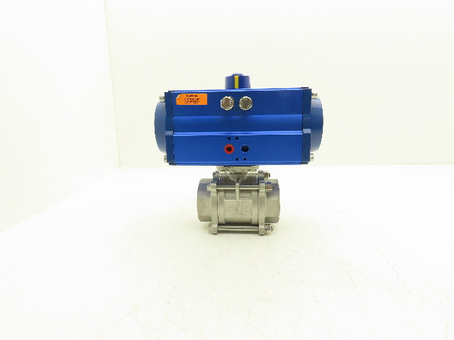 DynaQuip 315616.01 Pneumatic Actuated 2" CF8M Stainless Ball Valve