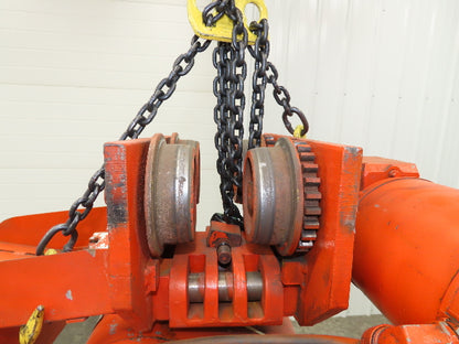 CM Lodestar RRT 3 Ton Electric Chain Hoist 11 FPM 14' Lift Motor Driven Trolley