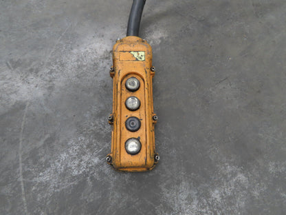 CM Lodestar RRT 3 Ton Electric Chain Hoist 11 FPM 14' Lift Motor Driven Trolley