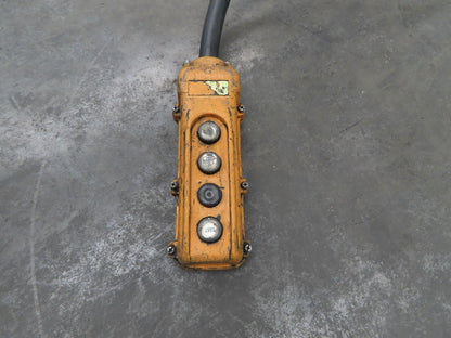 CM Lodestar RRT 3 Ton Electric Chain Hoist 11 FPM 14' Lift Motor Driven Trolley