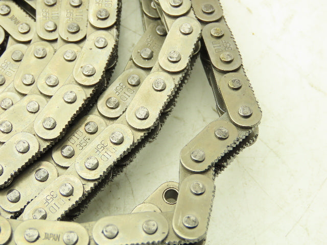 Daido Kogyo DID35F Sharp Top Conveying Roller Chain #35 Serrated 10' Lot of 6