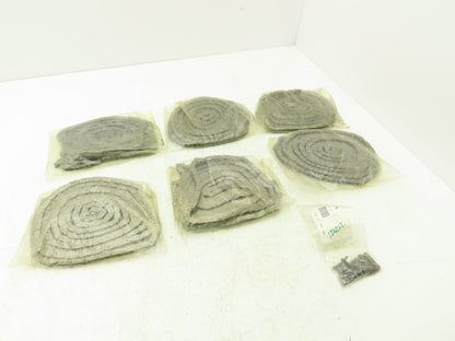 Daido Kogyo DID35F Sharp Top Conveying Roller Chain #35 Serrated 10' Lot of 6