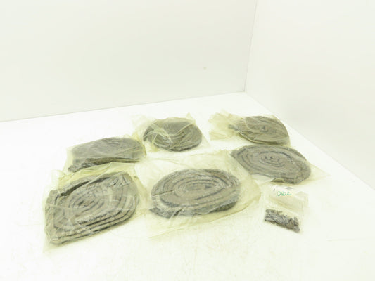 Daido Kogyo DID35F Sharp Top Conveying Roller Chain #35 Serrated 10' Lot of 6