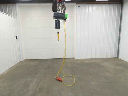 STAHL ST 1005-8/2 2/1 1 Ton 2000LB Electric Chain Hoist 11' Lift 4/16 FPM 460 V