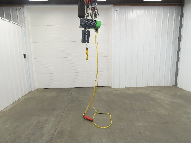 STAHL ST 1005-8/2 2/1 1 Ton 2000LB Electric Chain Hoist 11' Lift 4/16 FPM 460 V