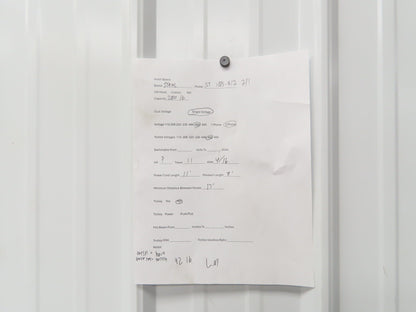 STAHL ST 1005-8/2 2/1 1 Ton 2000LB Electric Chain Hoist 11' Lift 4/16 FPM 460 V