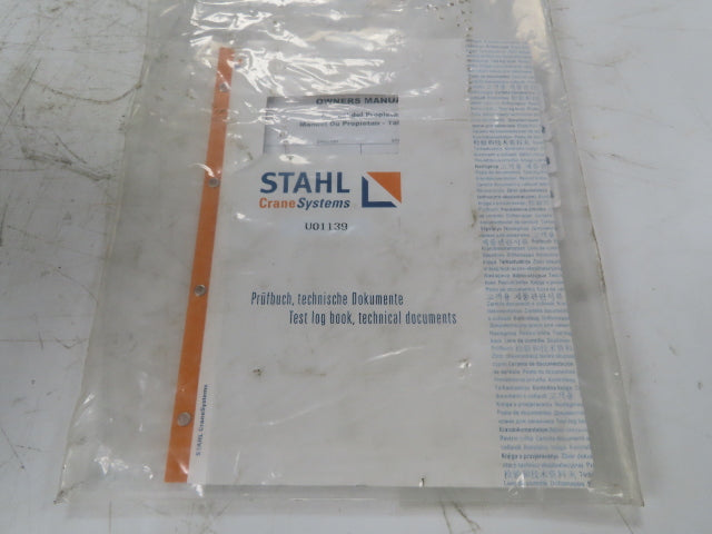 STAHL ST 1005-8/2 2/1 1 Ton 2000LB Electric Chain Hoist 11' Lift 4/16 FPM 460 V