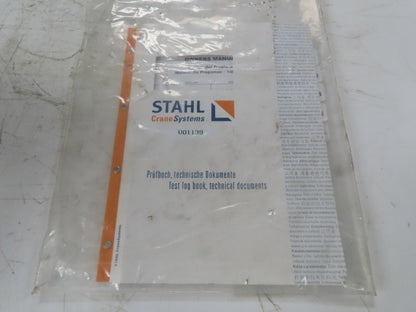 STAHL ST 1005-8/2 2/1 1 Ton 2000LB Electric Chain Hoist 11' Lift 4/16 FPM 460 V