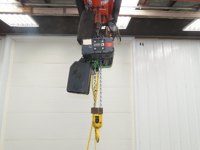 STAHL ST 1005-8/2 2/1 1 Ton 2000LB Electric Chain Hoist 11' Lift 4/16 FPM 460 V