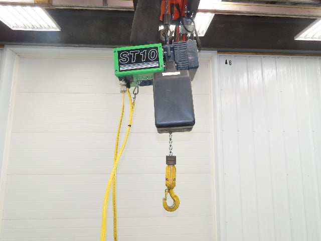 STAHL ST 1005-8/2 2/1 1 Ton 2000LB Electric Chain Hoist 11' Lift 4/16 FPM 460 V