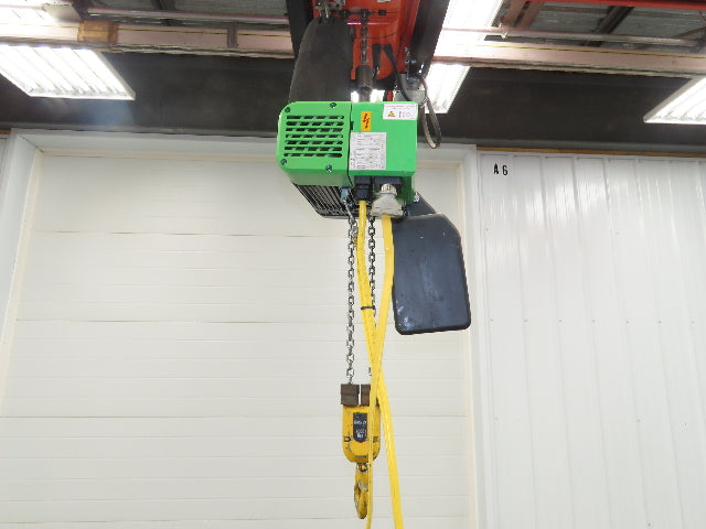 STAHL ST 1005-8/2 2/1 1 Ton 2000LB Electric Chain Hoist 11' Lift 4/16 FPM 460 V