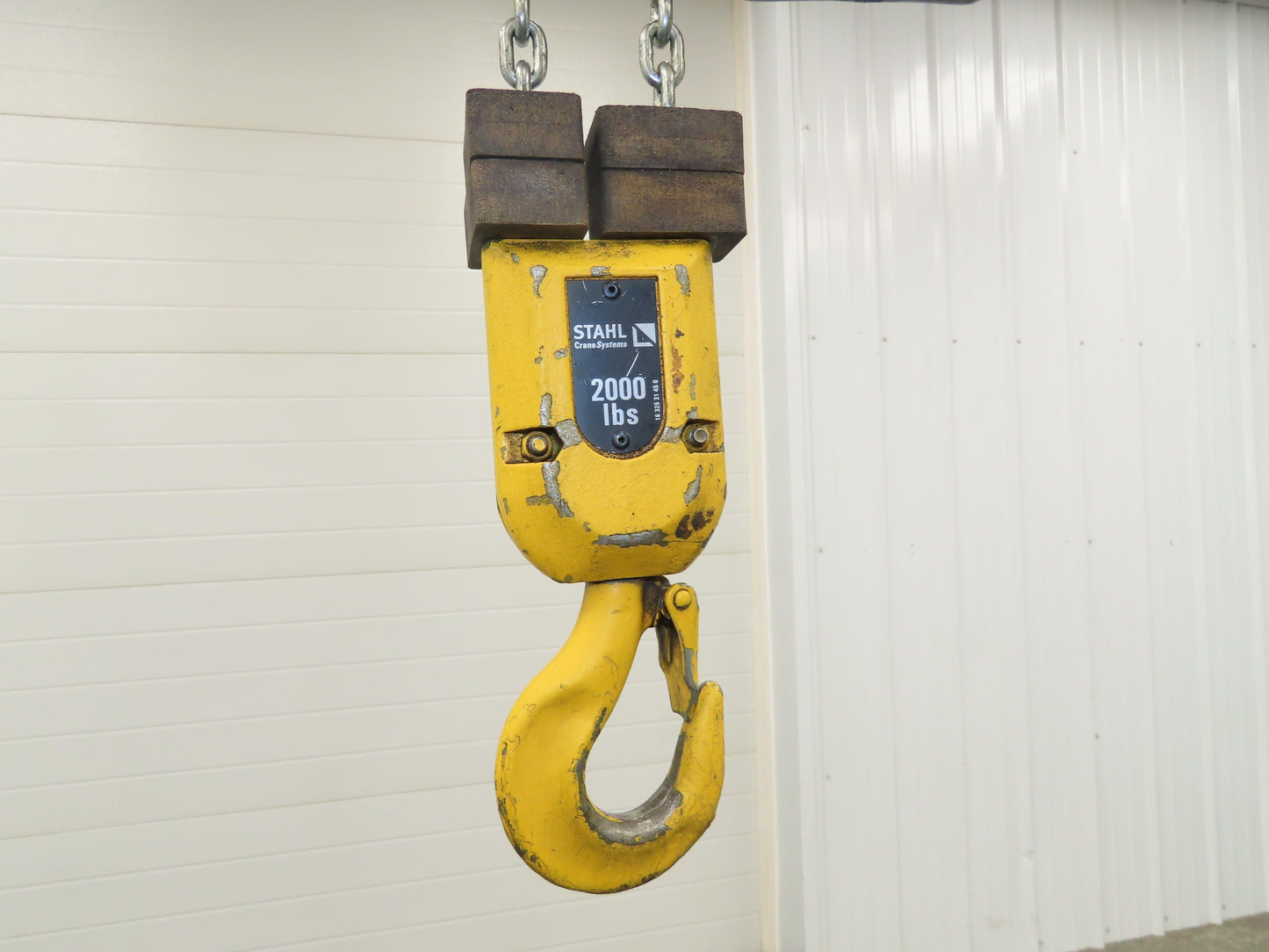STAHL ST 1005-8/2 2/1 1 Ton 2000LB Electric Chain Hoist 11' Lift 4/16 FPM 460 V